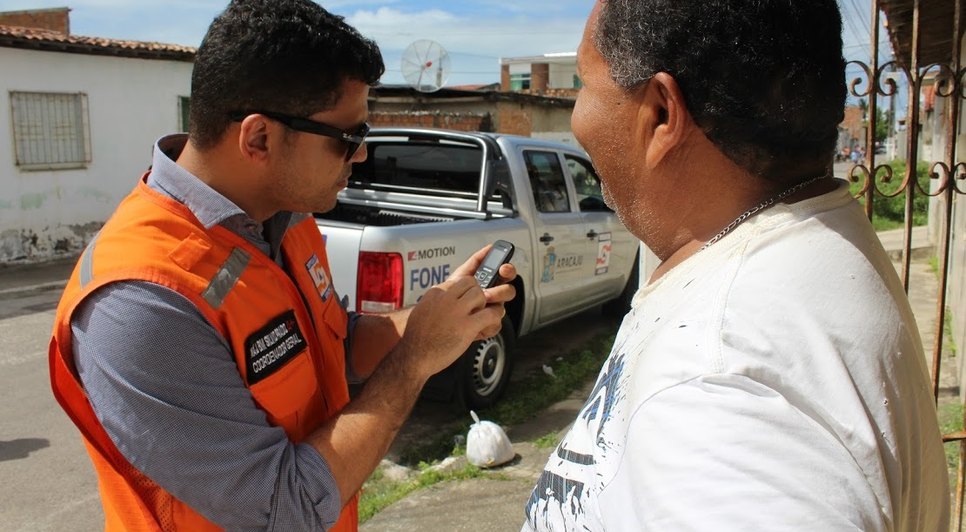 Serviço de alerta por SMS auxilia moradores de áreas de risco / Foto: Ascom/Semdec