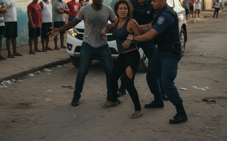 Irmão defende mulher detida após confronto com agentes do Segurança Presente