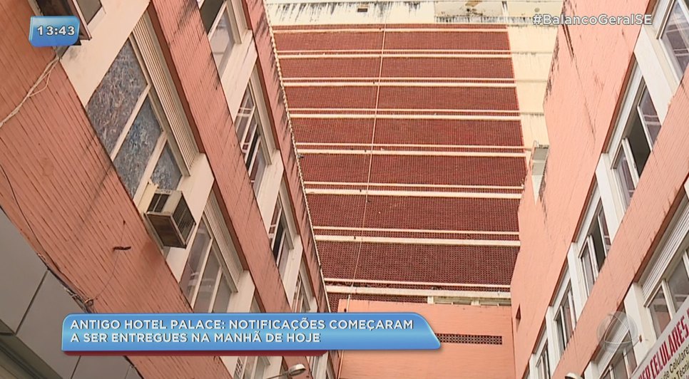 Comerciantes começam a ser notificados no antigo Hotel Palace