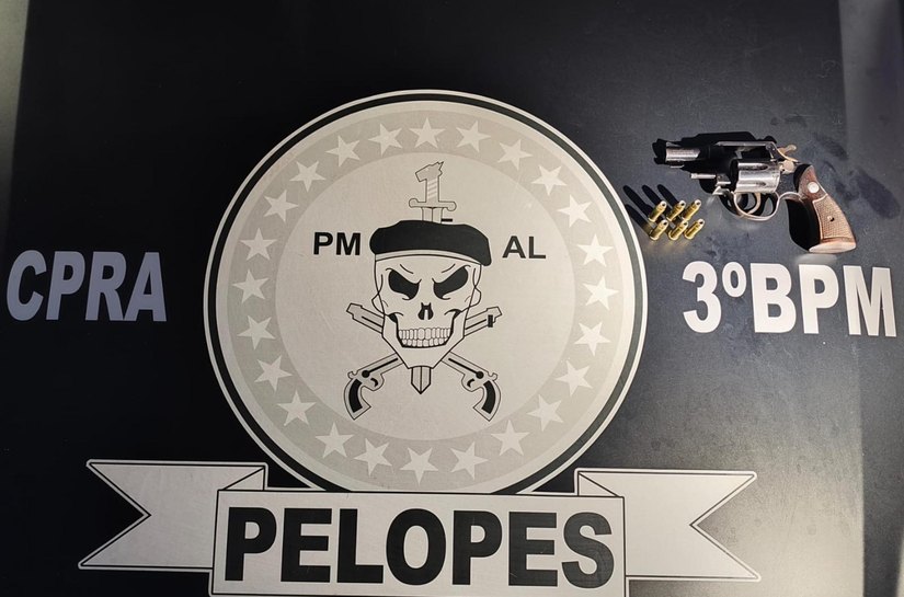 PM apreende três armas em ações realizadas na região Agreste de Alagoas