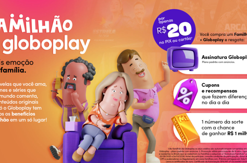 Familhão anuncia parceria inédita com o Globoplay