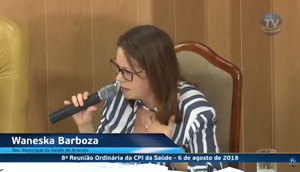 Waneska Barboza / Foto: Reprodução da TV Câmara