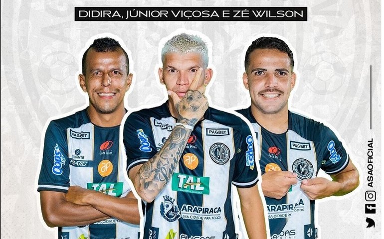 ASA anuncia renovação de contrato com Zé Wilson, Didira e Júnior Viçosa