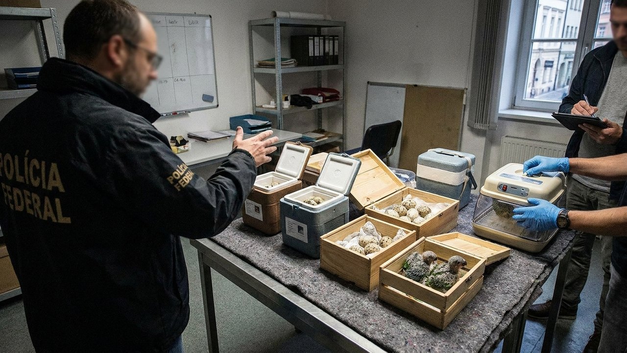 Das Ilhas Canárias à Suíça: PF prende suspeitos de tráfico de ovos de papagaios