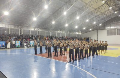 Polícia Militar realiza formatura do projeto Pelotão Mirim 2023
