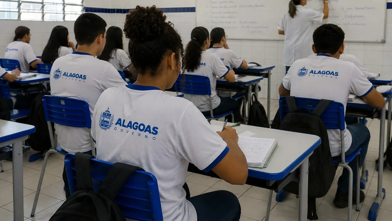 Alagoas lidera queda no abandono escolar e melhora indicadores do Ensino Médio
