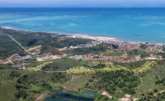 Condomínio será estruturado com paisagismo e áreas comuns distribuídas como parte central do projeto