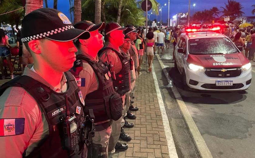 Cerca de mil policiais vão reforçar a segurança nas prévias carnavalescas em Maceió