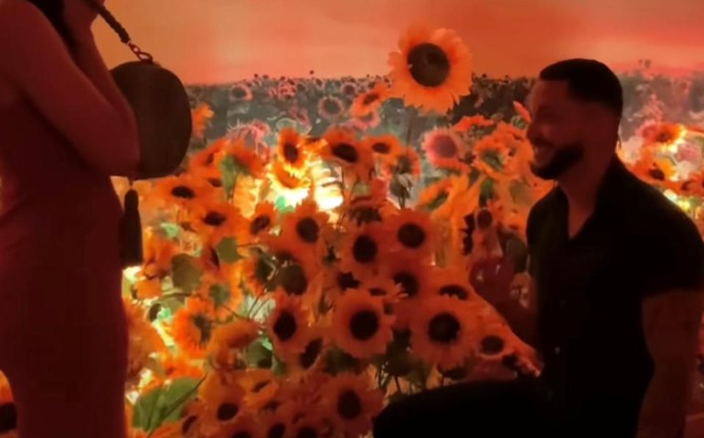 Exposição “Van Gogh Live 8K” rende pedido de casamento e excursões em Maceió