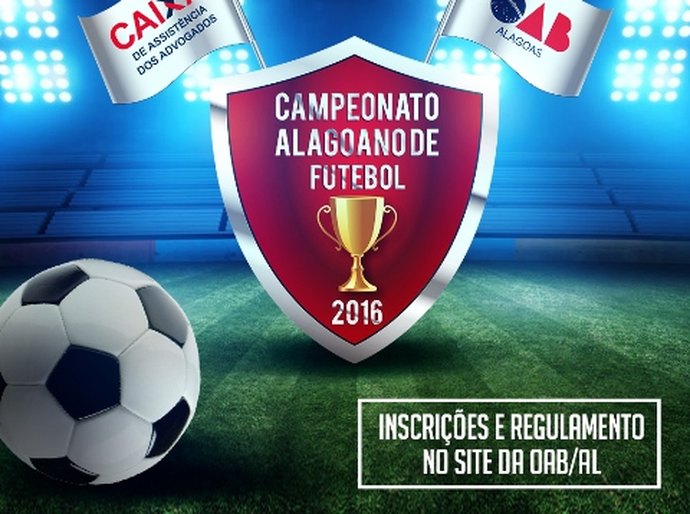 Inscrições para o Campeonato Estadual de Futebol da CAA/AL já estão abertas