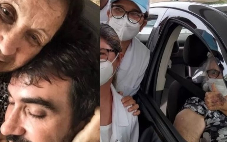 Padre Fábio de Melo se emociona com mãe vacinada: “Estava angustiado”