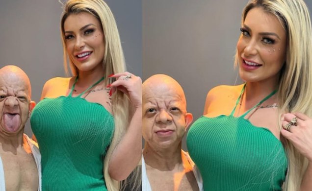 Bruno Diferente com a atriz porno Andressa Urach