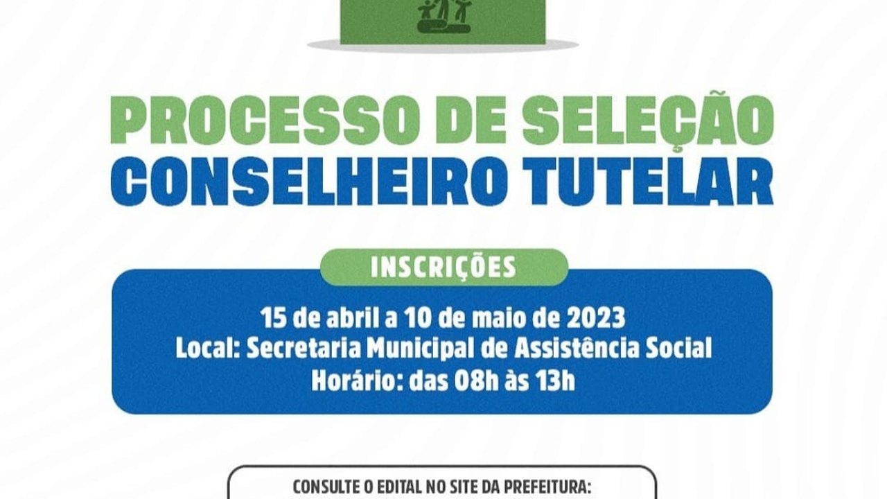 Secretaria de Assistência Social de Jundiá abre processo seletivo para membros do Conselho Tutelar