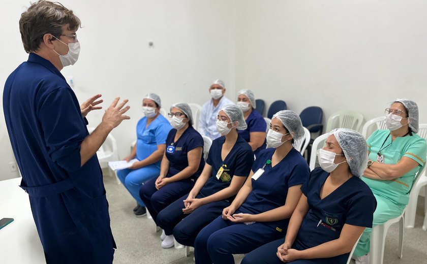 Hospital de Emergência do Agreste recepciona novos estagiários do Programa Preparando a Volta Para Casa