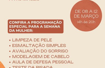 Shopping Pátio Maceió comemora o Dia da Mulher com uma programação exclusiva e gratuita 