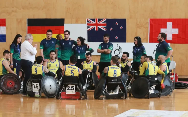 Brasil fica fora da Paralimpíada de Paris no rugby em cadeira de rodas