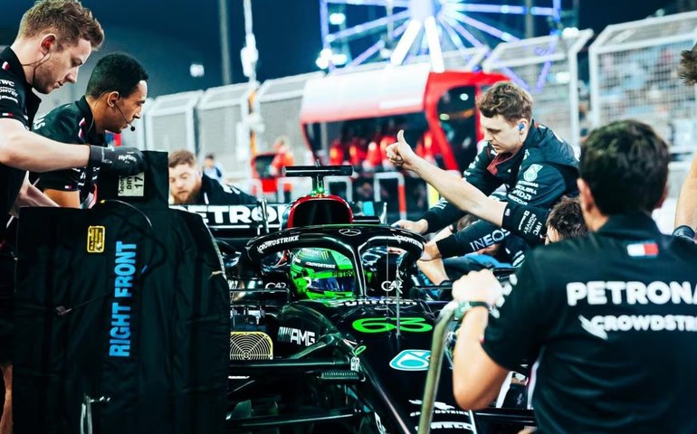 Hamilton e Russel se preocupam com início da Mercedes na F-1: ‘Viramos 4ª força’