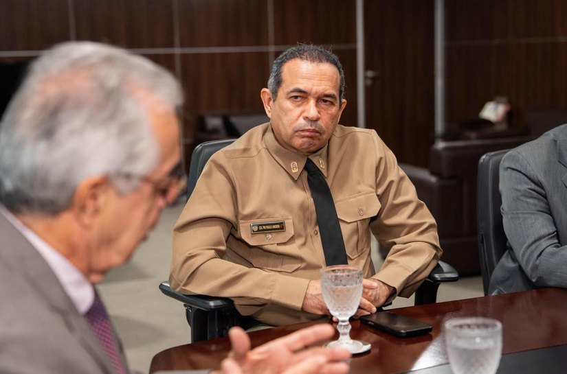 Comandante-geral da PM e presidente do TRE se reúnem para alinhar ações de segurança para o 2º turno