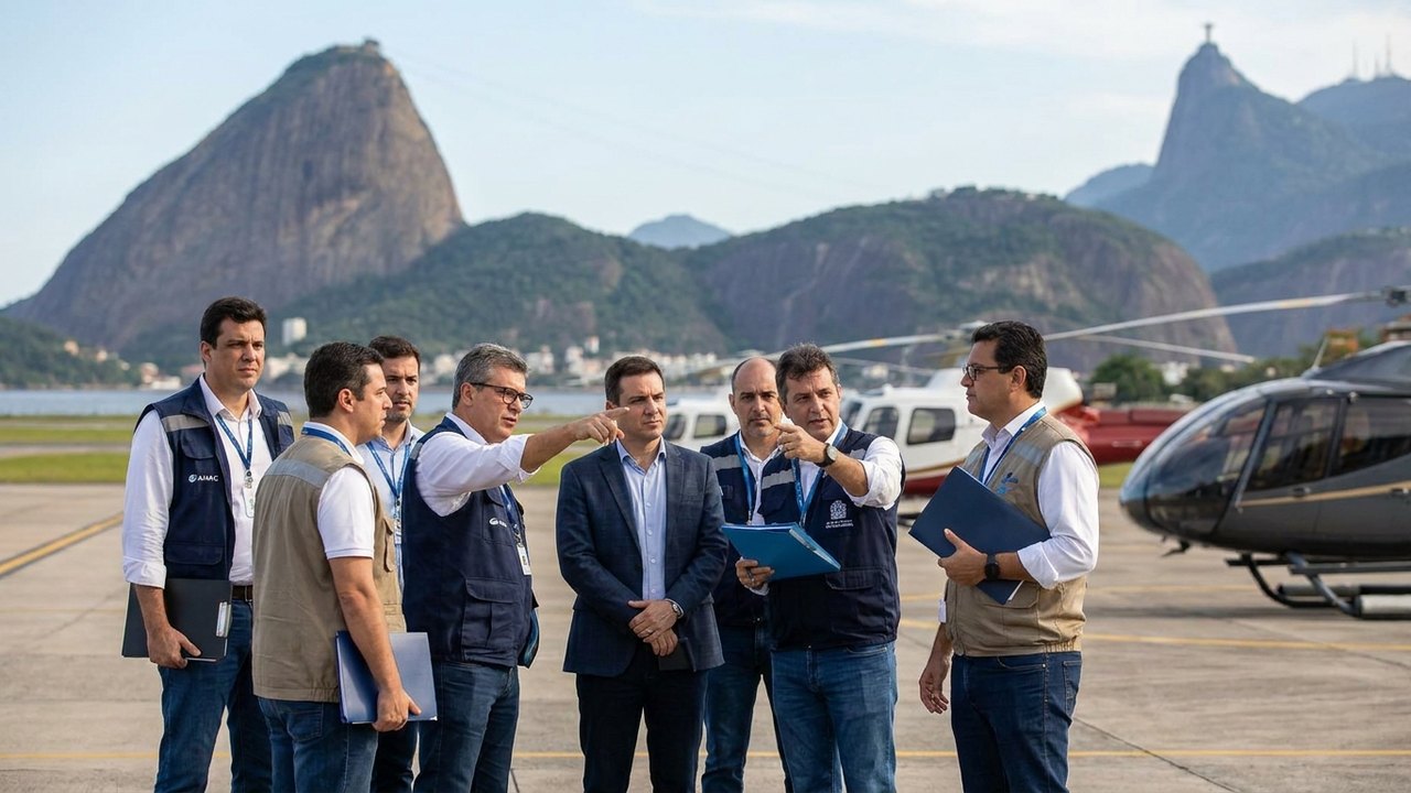 ANAC se reúne com prefeitura do Rio para fiscalização de voos panorâmicos