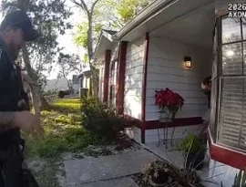 Momento dramático: atirador embosca policiais e atira em um agente