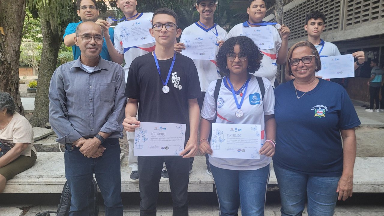Rede estadual é ouro e prata na Maratona Alagoana de Raciocínio Lógico
