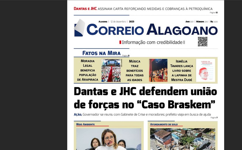 Dantas e JHC defendem união de forças no “Caso Braskem”