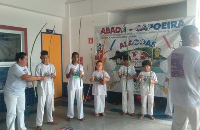 Comunidade do Rio Novo participa de Oficina de Capoeira na creche Mestra Virgínia 