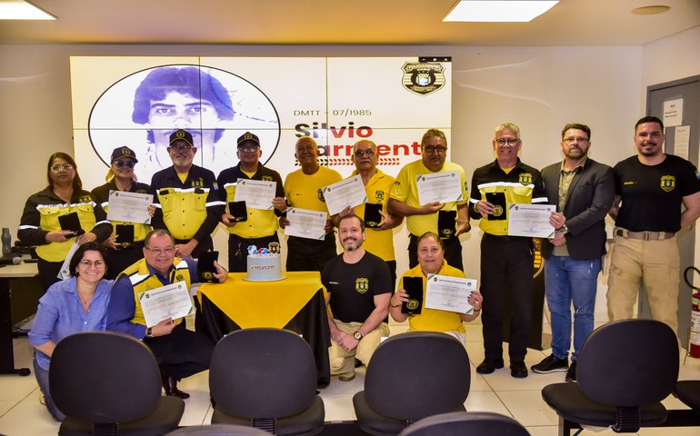Servidores do DMTT são homenageados por 40 anos de serviços prestados