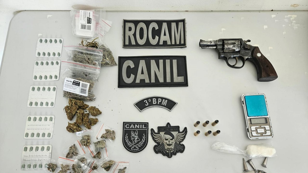 PM-AL intensifica ações e apreende drogas e armas em Arapiraca, Penedo e Delmiro Gouveia