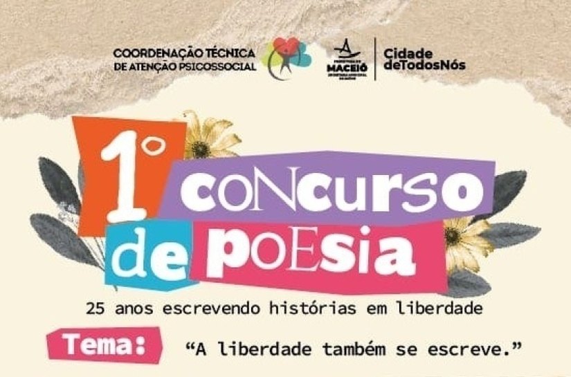 SMS divulga resultado final do “1º Concurso de Poesia: 25 anos escrevendo histórias em liberdade”