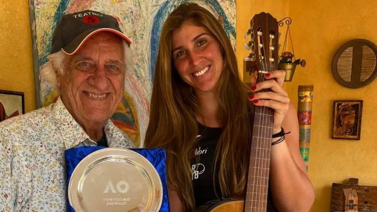 Bia Haddad lamenta morte do tio Rolando Boldrin e lembra troféus dedicados a ele
