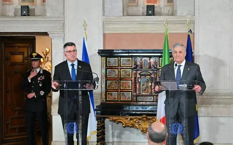 Israel 'lamenta' por declarações de Itália e Vaticano sobre Gaza