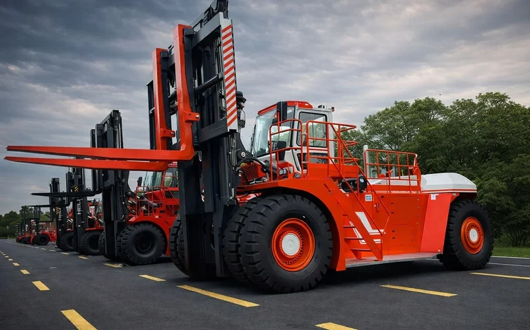 Gigante da movimentação: Brasil recebe a primeira empilhadeira de 70 toneladas para atender portos e indústrias