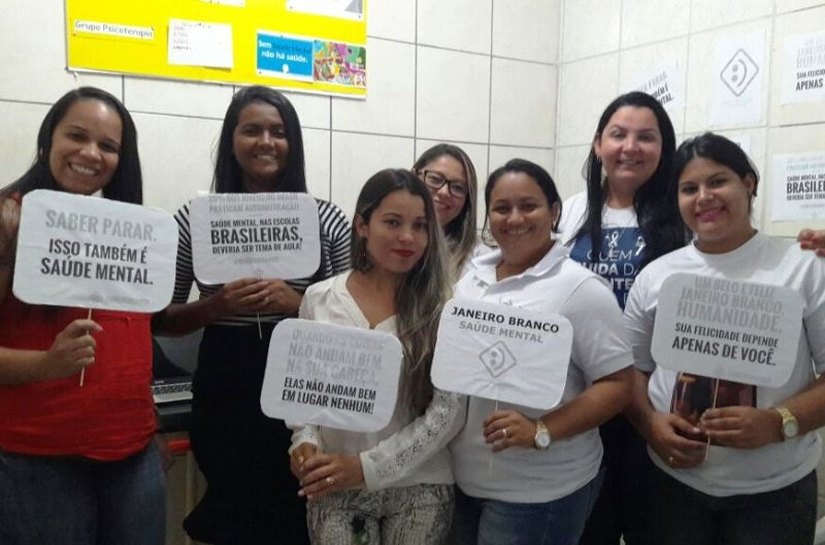Janeiro Branco: ambulatório de Saúde Mental de Luziápolis realiza ações