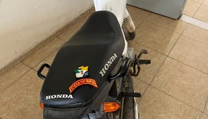 Moto recuperada / Foto: PMSE