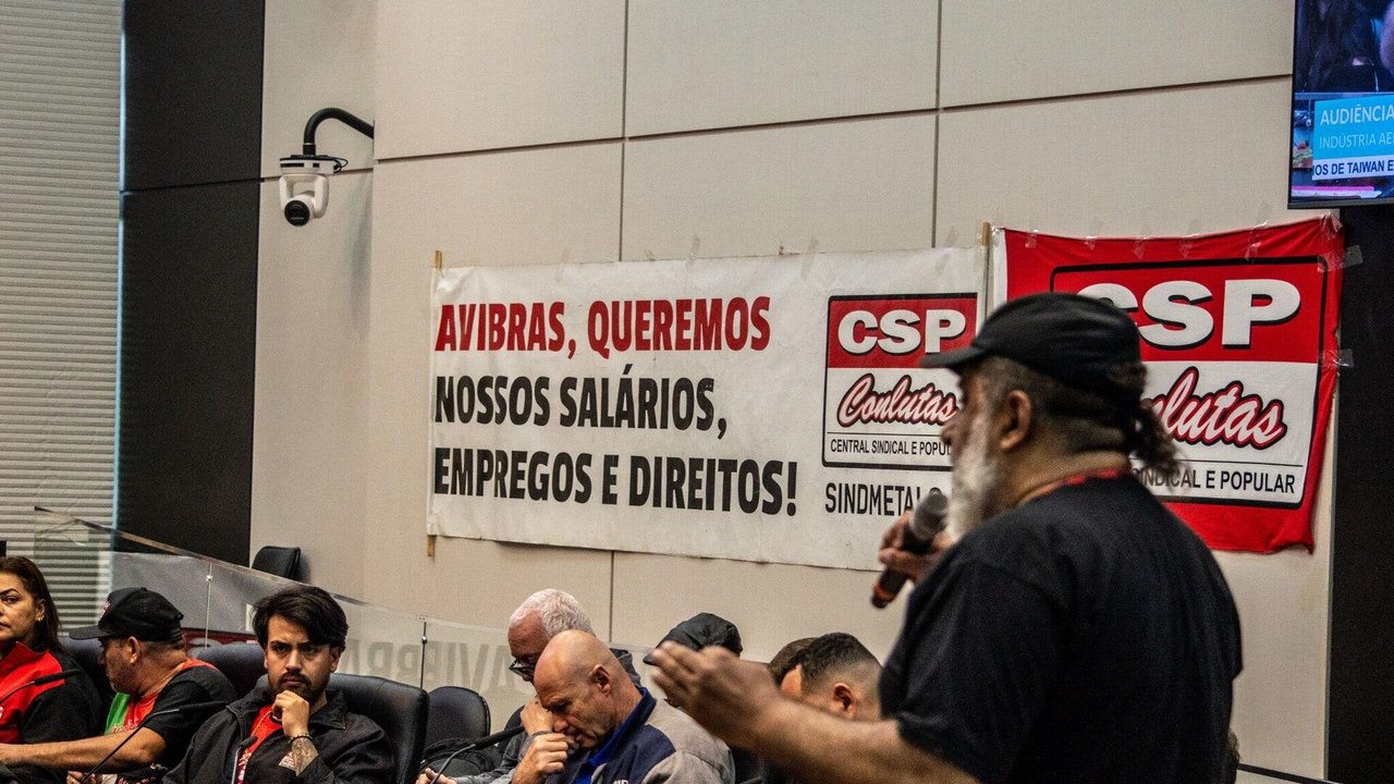 Funcionários da Avibras na Alesp discutem salários atrasados há mais de 30 meses e venda da empresa