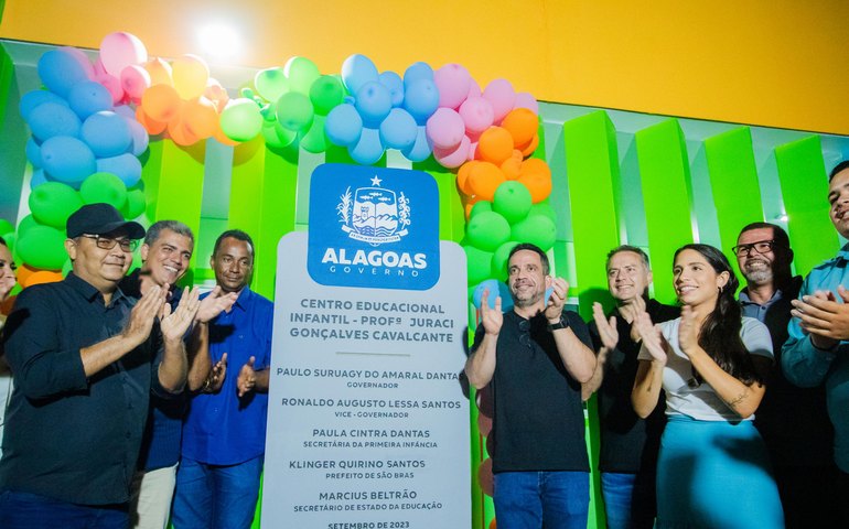  Governador inaugura creche Cria e entrega obras do Minha Cidade Linda em São Brás 