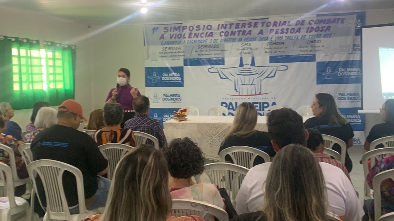 Secretaria de Palmeira promove o 1⁰ Simpósio de Combate à Violência Contra a Pessoa Idosa