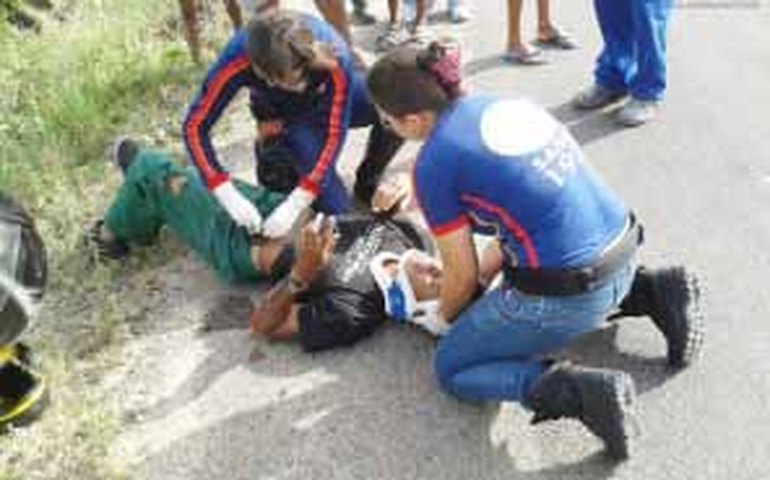 Delmiro Gouveia: Cachorro provoca queda de motociclista na rodovia AL-145