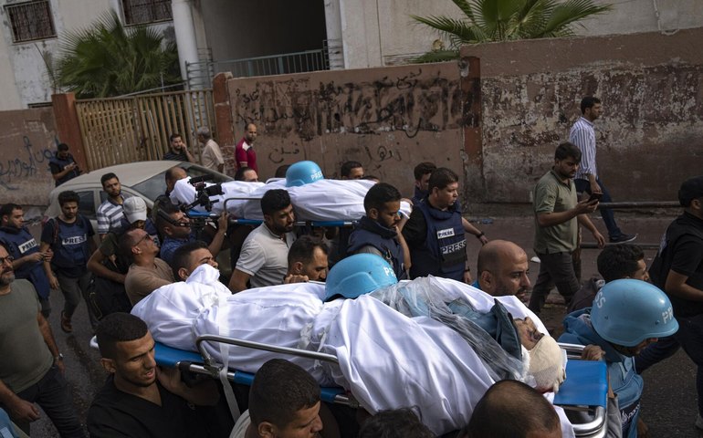 Número de jornalistas mortos em Gaza sobe para 238, com mais de 500 feridos, diz sindicato