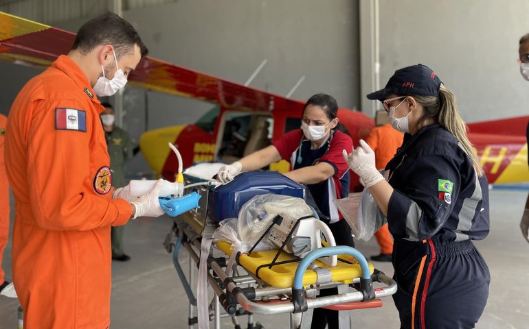 Sesau assegura a transferência de mais um bebê cardiopata para realizar cirurgia em Recife (PE)