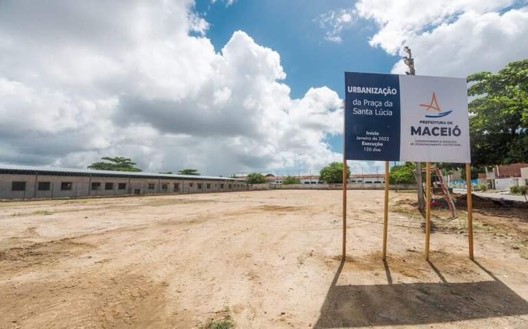 Prefeitura de Maceió inicia construção da Praça da UPA, no Santa Lúcia