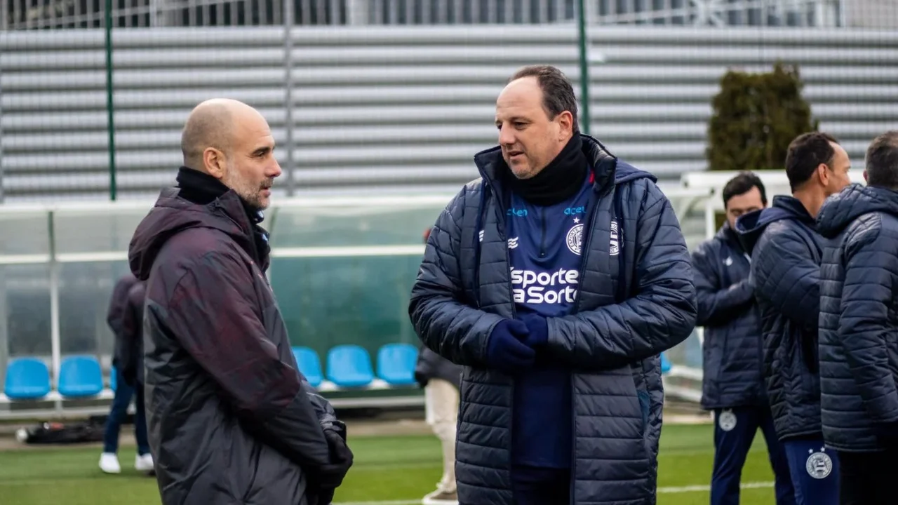 Ceni ressalta encontro com Guardiola, o 'melhor do mundo', e prevê voos altos do Bahia em 2024