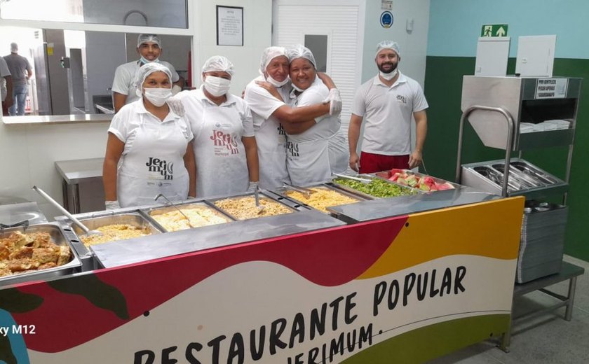 Restaurante Popular de Arapiraca bate recorde de refeições servidas em único dia