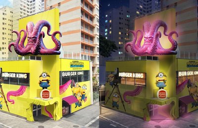 Com loja temática na Avenida Paulista, Burger King® lança produtos exclusivos Minions & Monstros, da Universal Pictures e Illumination