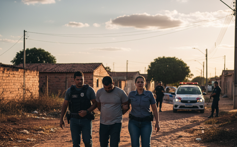 Polícia Civil prende suspeito de coação processual e violência doméstica em Palmeira dos Índios