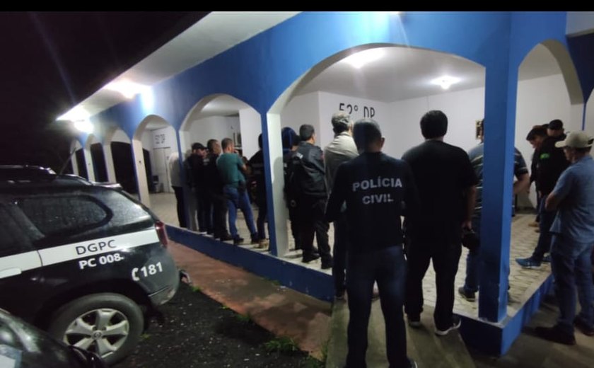 Polícia Civil prende três pessoas durante operação em Arapiraca