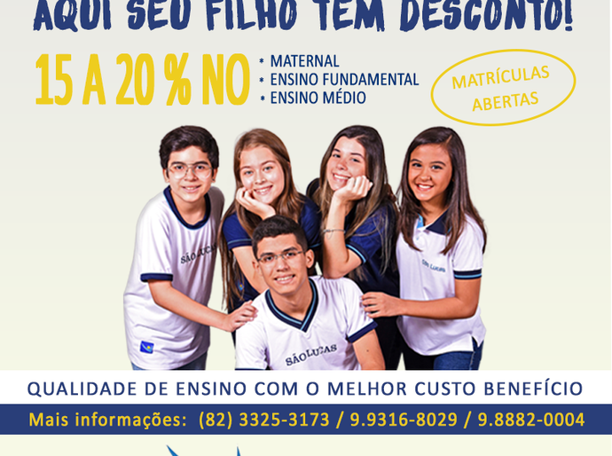 Colégio concede desconto a cooperados de todas as cooperativas alagoanas