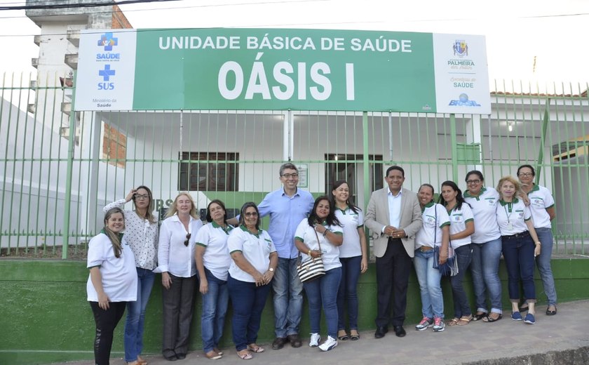 Júlio Cezar entrega obras de melhorias em Unidades Básicas de Saúde de Palmeira