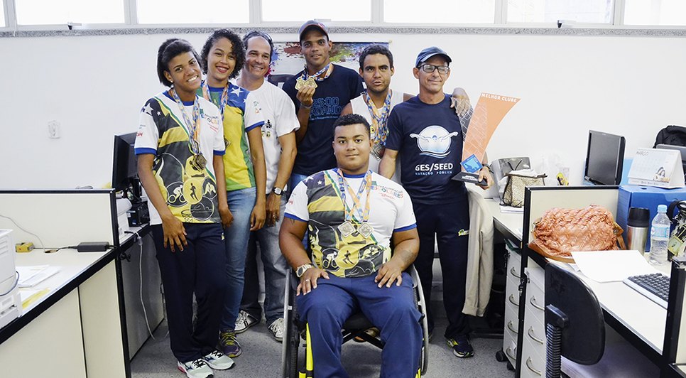 Paratletas vencedores no norte / nordeste / Foto: Eugênio Barreto/ Seed